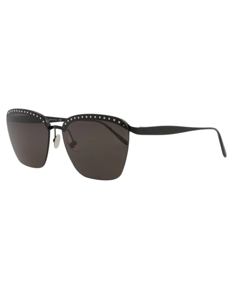 Square-Frame Metal Sunglasses-Alaia New