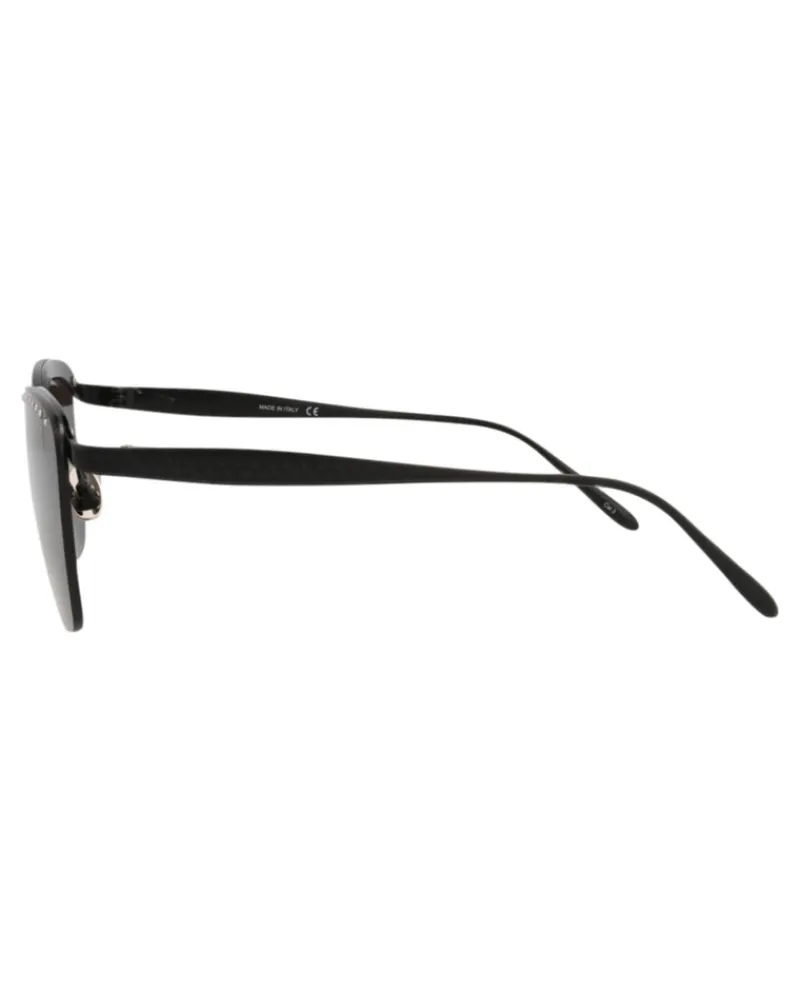 Square-Frame Metal Sunglasses-Alaia New