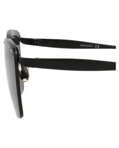 Square-Frame Metal Sunglasses-Alaia New
