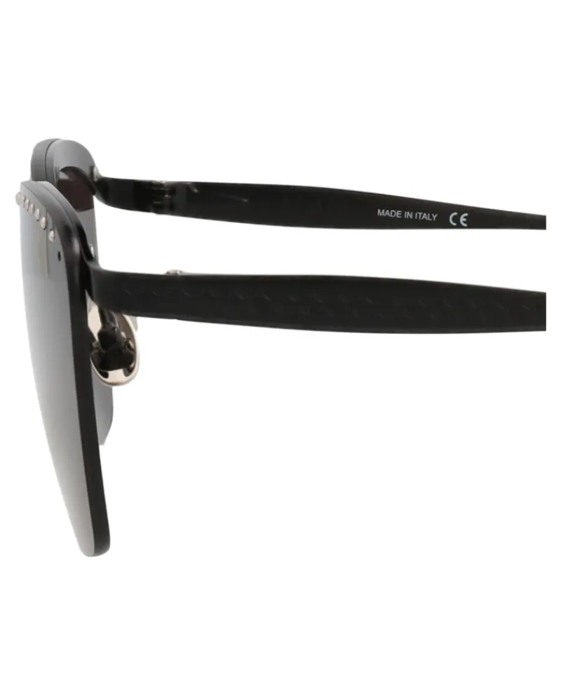 Square-Frame Metal Sunglasses-Alaia New