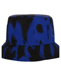 Alexander McQueen Graffiti Logo Print Bucket Hat-PROOZY Outlet