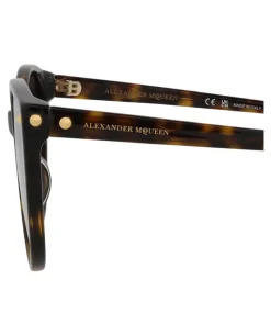 Round-Frame Acetate Sunglasses-Alexander McQueen New
