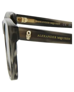 Square-Frame Acetate Sunglasses-Alexander McQueen Fashion