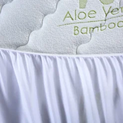 Aloe Vera Quilted Mattress Pad-Bed Bath Fashions New