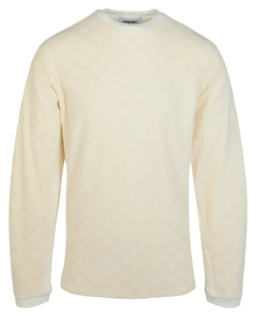AMBUSH Monogram Crewneck Sweatshirt-PROOZY Clearance