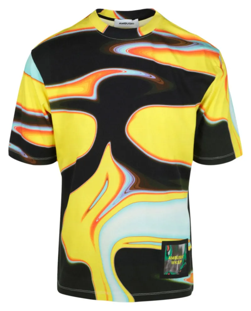 Multicolor WSKP Patch T-Shirt-Ambush Fashion