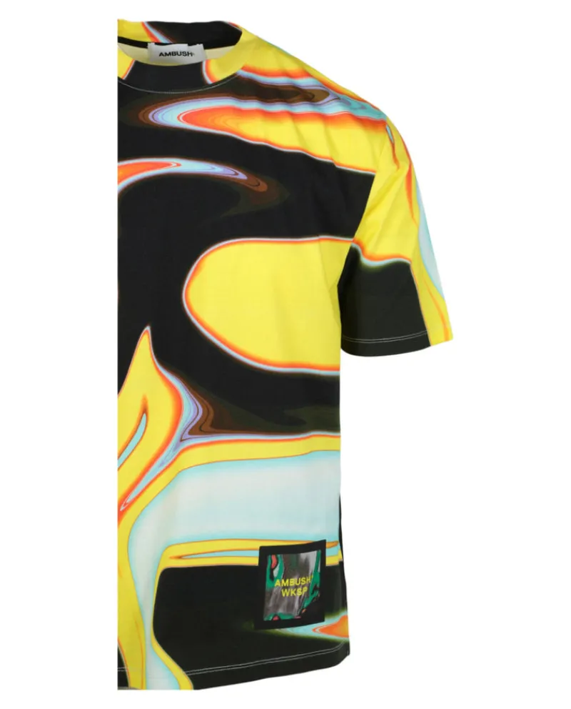 Multicolor WSKP Patch T-Shirt-Ambush Fashion