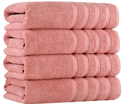 Antalya Turkish Cotton Luxury Bath Towels Set - 4 Pieces-Classic Turkish Towels Sale