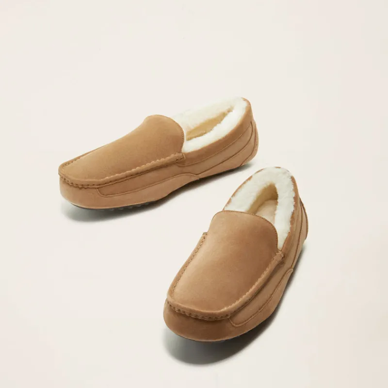 Australian Shearling Tread Men's Moccasin-Italic Best