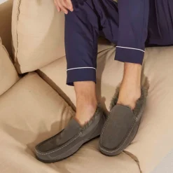 Australian Shearling Tread Men's Moccasin-Italic Best