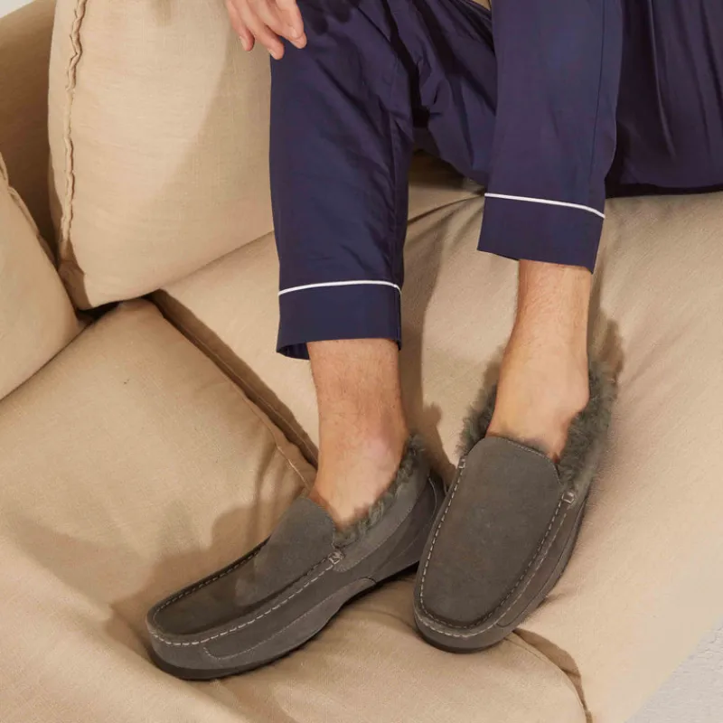 Australian Shearling Tread Men's Moccasin-Italic Best