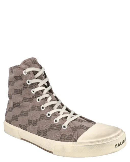 Paris Monogram High Top Sneakers-Balenciaga Online