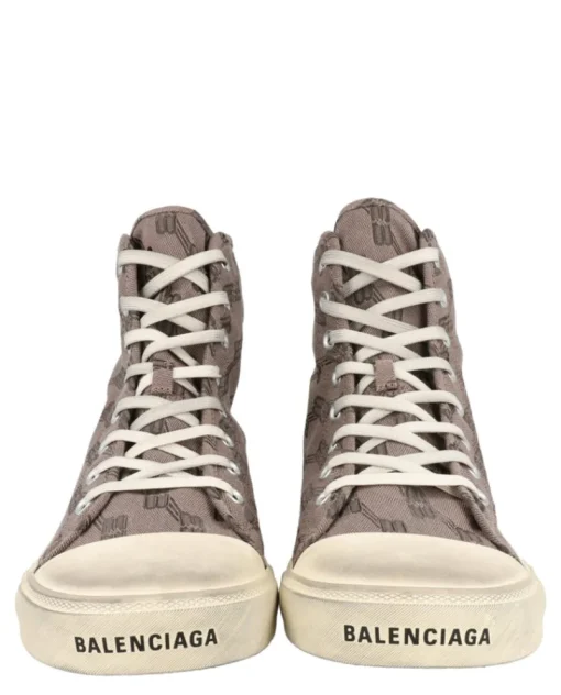 Paris Monogram High Top Sneakers-Balenciaga Online