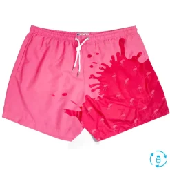 to Flamingo Swim Trunks-Bermies Hot