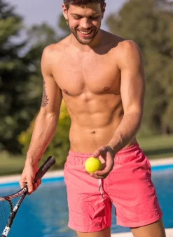 to Flamingo Swim Trunks-Bermies Hot