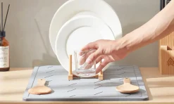 Bibb Home Diatomaceous Earth Stone Bath Mat-Bed Bath Fashions Online