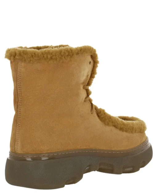 Burberry Creeper Shearling Boots-PROOZY Hot