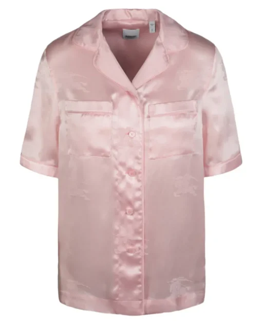 Burberry EKD Jacquard Silk Shirt-PROOZY Sale