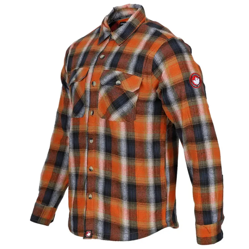 Men's Fleece Lined Flannel-Canada Weather Gear Online