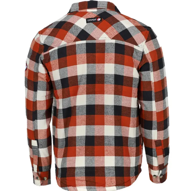 Men's Fleece Lined Flannel-Canada Weather Gear Online