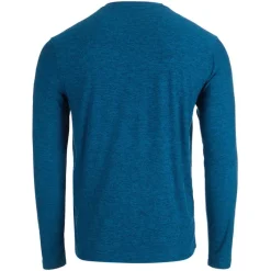 Men's Long Sleeve Two Tone Supreme Soft Henley-Canada Weather Gear Clearance