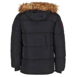 Men's Fur Hooded Puffer Jacket-Canada Weather Gear Hot