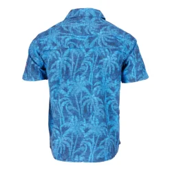 Men's Perforated Button up Short Sleeve Shirt-Canada Weather Gear Outlet