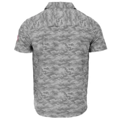 Men's Non Perforated Button up Short Sleeve Shirt-Canada Weather Gear Best