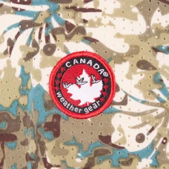 Men's Non Perforated Button up Short Sleeve Shirt-Canada Weather Gear Best