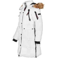 Women's Long Puffer with Faux Fur and Sherpa Lined Hood-Canada Weather Gear Outlet