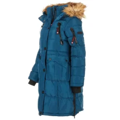Women's Long Puffer with Faux Fur and Sherpa Lined Hood-Canada Weather Gear Outlet