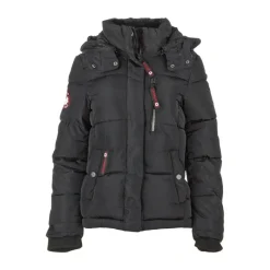 Women's Long Puffer with Sherpa Lined Hood-Canada Weather Gear New