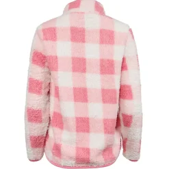 Women's Full Zip Printed Sherpa Jacket-Canada Weather Gear Hot