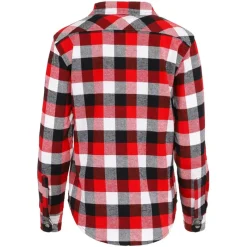 Women's 2 Pocket Plaid Button Up Long Sleeve Shirt-Canada Weather Gear Fashion