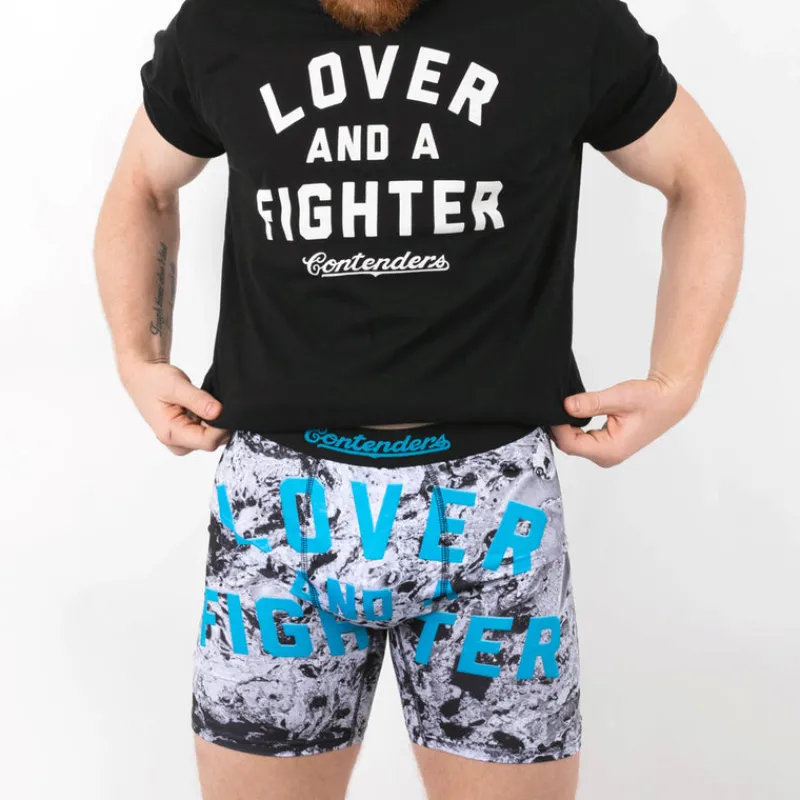 Lover & Fighter Marble Brief-Contenders Clothing Sale