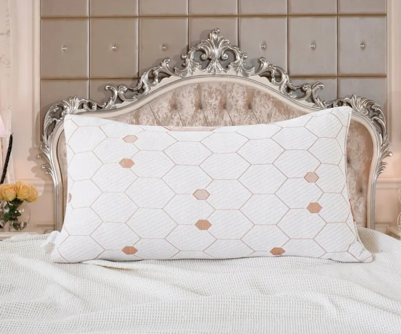 Copper Infused Memory Foam Pillow (Set of 2)-PROOZY New