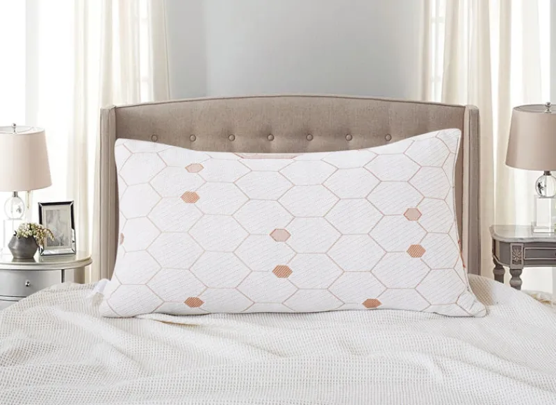 Copper Infused Memory Foam Pillow (Set of 2)-PROOZY New