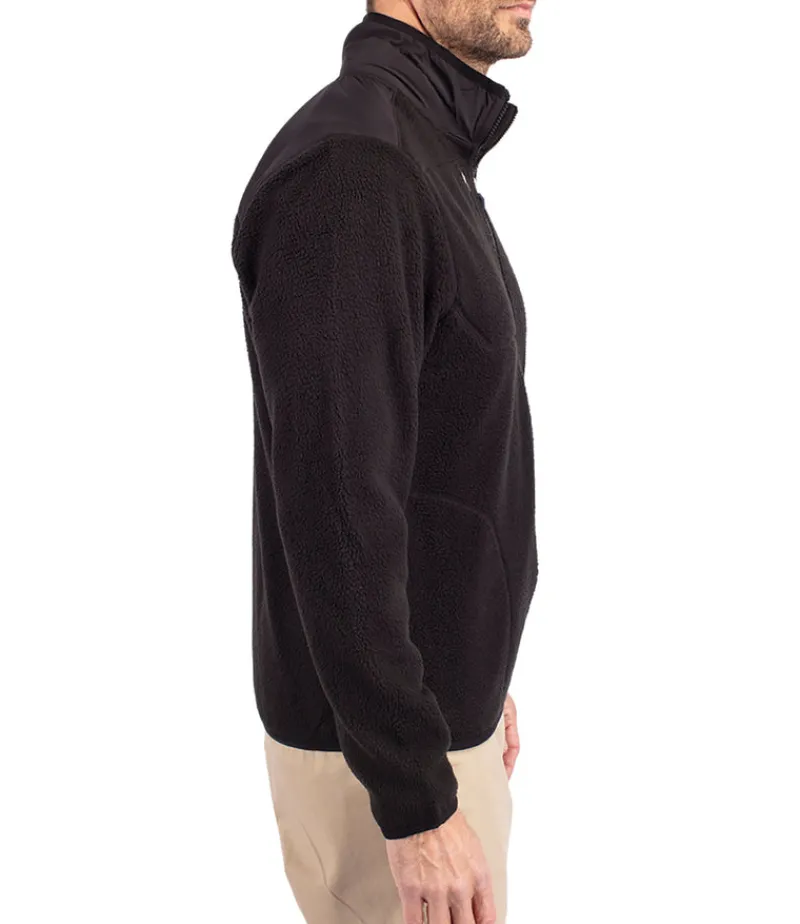 Cutter & Buck Cascade Eco Sherpa Mens Big & Tall Fleece Jacket-Cutter u0026 Buck Sale