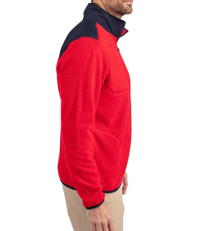 Cutter & Buck Cascade Eco Sherpa Mens Big & Tall Fleece Jacket-Cutter u0026 Buck Sale