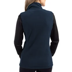 Cutter & Buck Clique Summit Performance Fleece Full Zip Women's Vest-Cutter u0026 Buck Hot