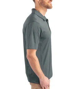 Cutter & Buck Prospect Eco Textured Stretch Recycled Men's Short Sleeve Polo-Cutter u0026 Buck Hot