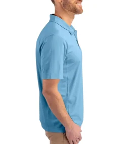 Cutter & Buck Prospect Eco Textured Stretch Recycled Men's Short Sleeve Polo-Cutter u0026 Buck Hot