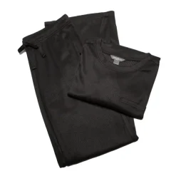 Women's 2 Piece Long Sleeve Ribbed Sleepwear Set-Eddie Bauer Hot