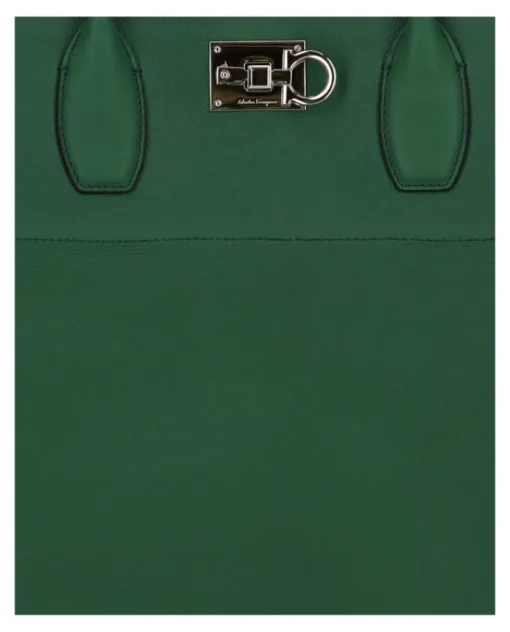 The Studio Large Leather Tote-Ferragamo New