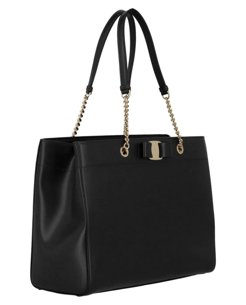Vara Bow Smooth Leather Tote-Ferragamo Sale