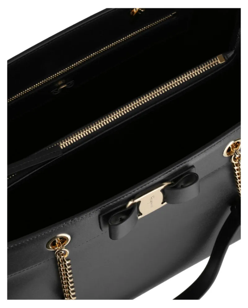 Vara Bow Smooth Leather Tote-Ferragamo Sale