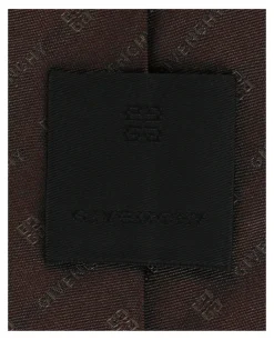 Diagonal Logo Silk Tie-Givenchy Hot