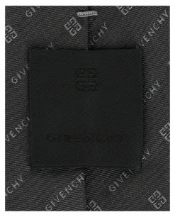 Diagonal Logo Silk Tie-Givenchy Clearance