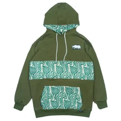 Removable Bear Fur Tall Pullover Hoodie-Grassroots California Sale