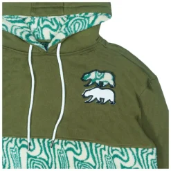 Removable Bear Fur Tall Pullover Hoodie-Grassroots California Sale